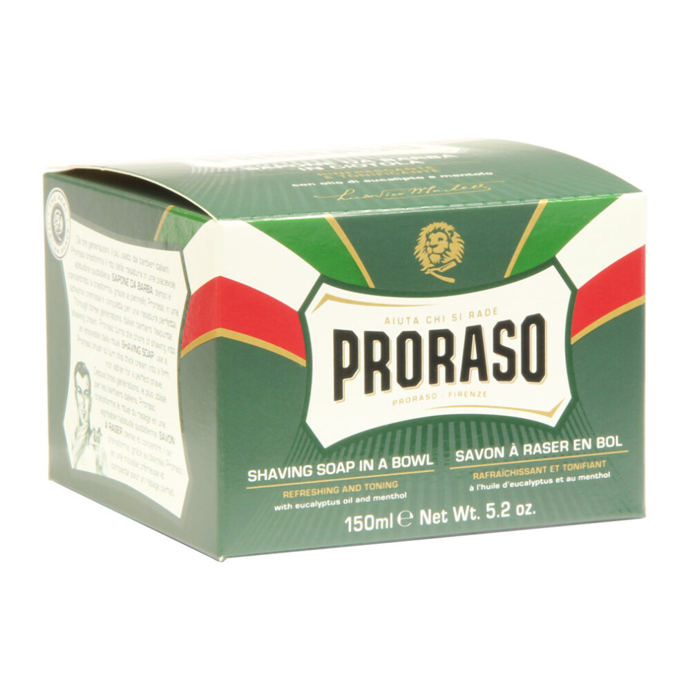 Proraso Shaving Soap Jar (Eucalyptus oil & Menthol) 150ml