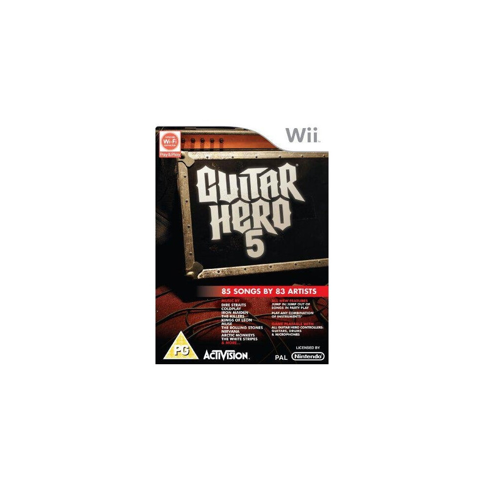 Guitar Hero 5 [Wii] 5030917072222