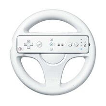 Wii Accessories - Official Wii Wheel (Wii) - Wii Remote Not Included - Refurbished