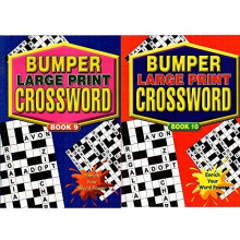 Bumper Large Print Crossword - 2 Book Set