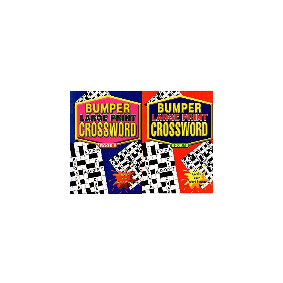 Bumper Large Print Crossword - 2 Book Set