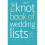 The Knot Book of Wedding Lists 1