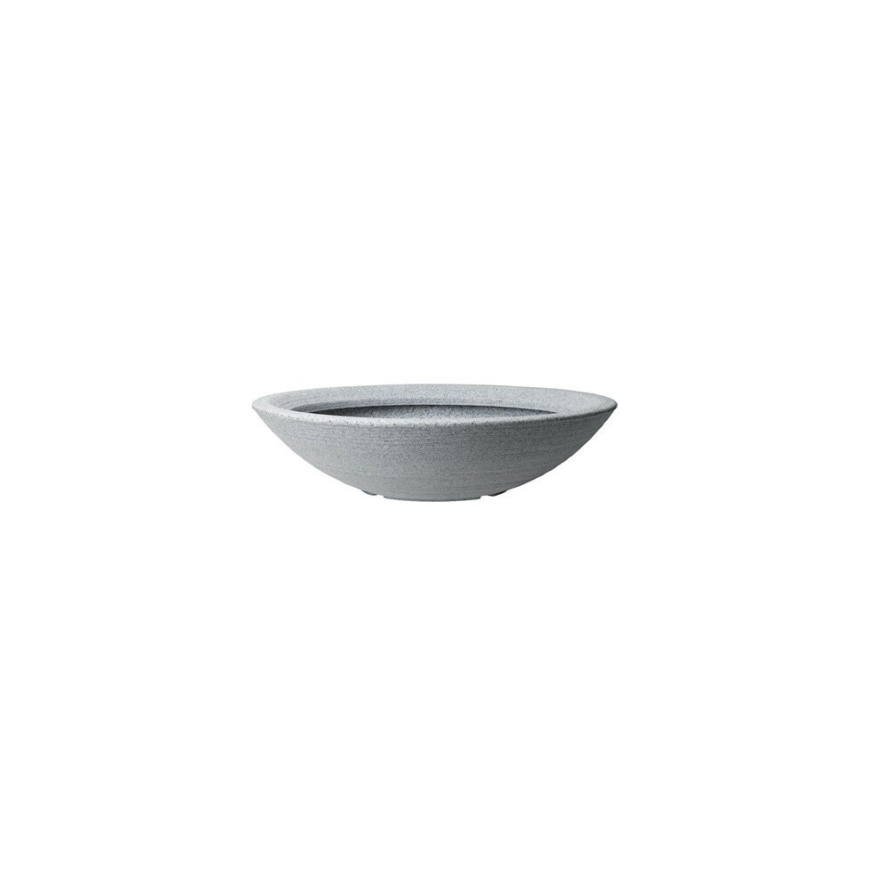 Stewarts Garden 60cm Varese Low Bowl Alpine Grey (4110077)