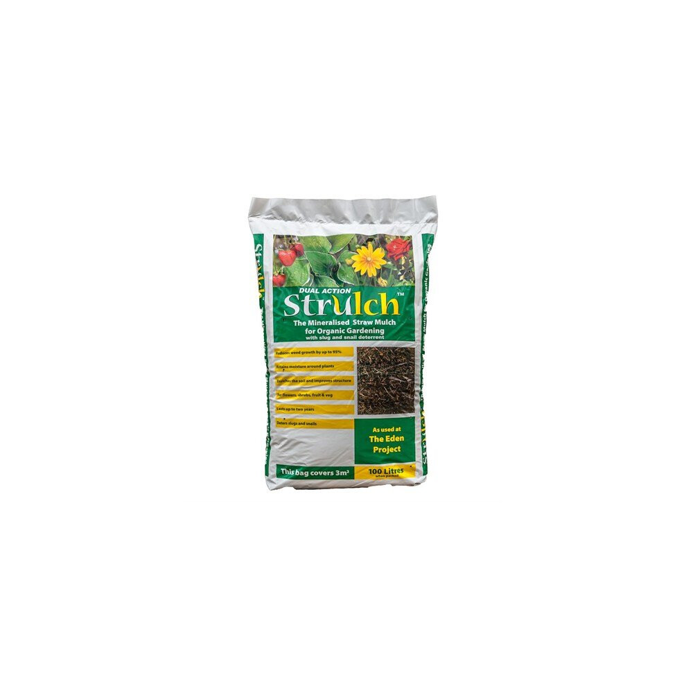 Strulch Organic Wheat Straw Mulch - 100L