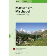 Matterhorn Mischabel: Zusammensetzung (National Map Composite)