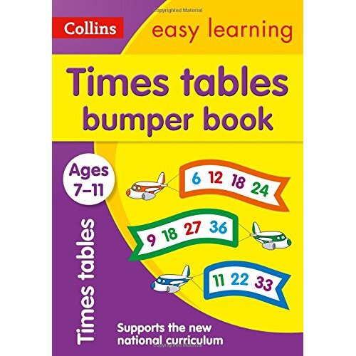 Times Tables Bumper Book Ages 7-11 (Collins Easy Learning KS2)