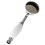 Traditional Victorian Shower Head Handset Ceramic Handle 2