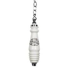 Ceramic Toilet Chain & Pull | Traditional Chain Flush & Handle