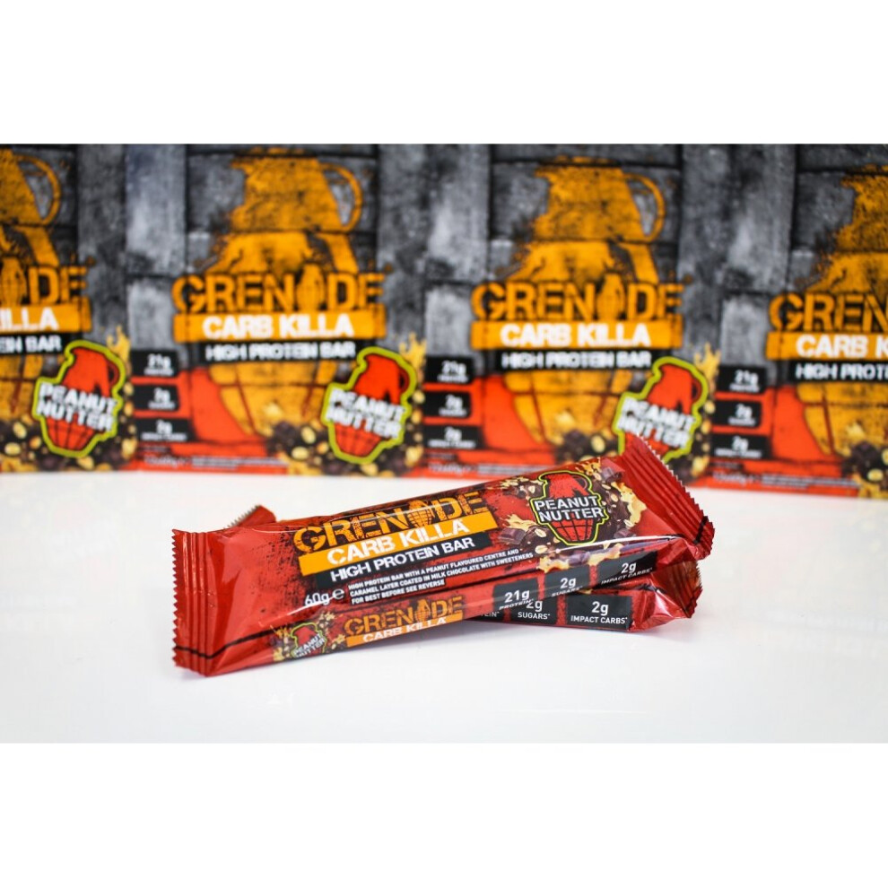 Grenade (Dark Choc Mint) Jaffa Quake Carb Killa Protein Bars | 12 X 60G