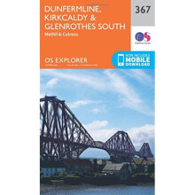 OS Explorer Map (367) Dunfermline, Kirkcaldy and Glenrothes South (OS Explorer Active Map)