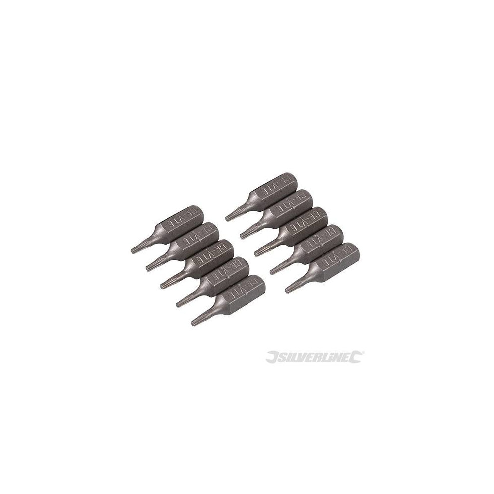 Silverline T7 Torx Bits Pack Of 10 C-RV