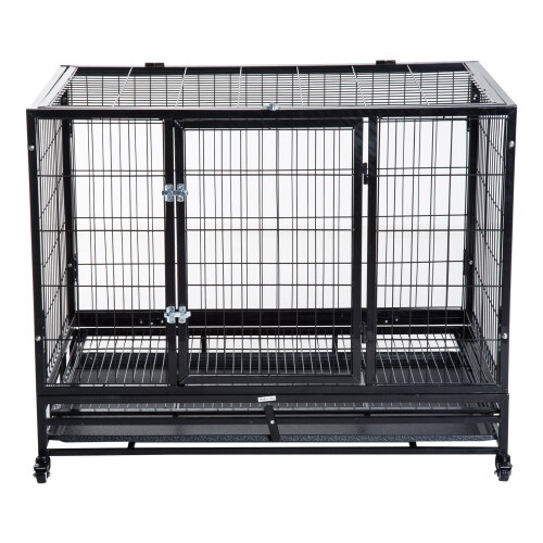 Pawhut heavy duty dog clearance crate