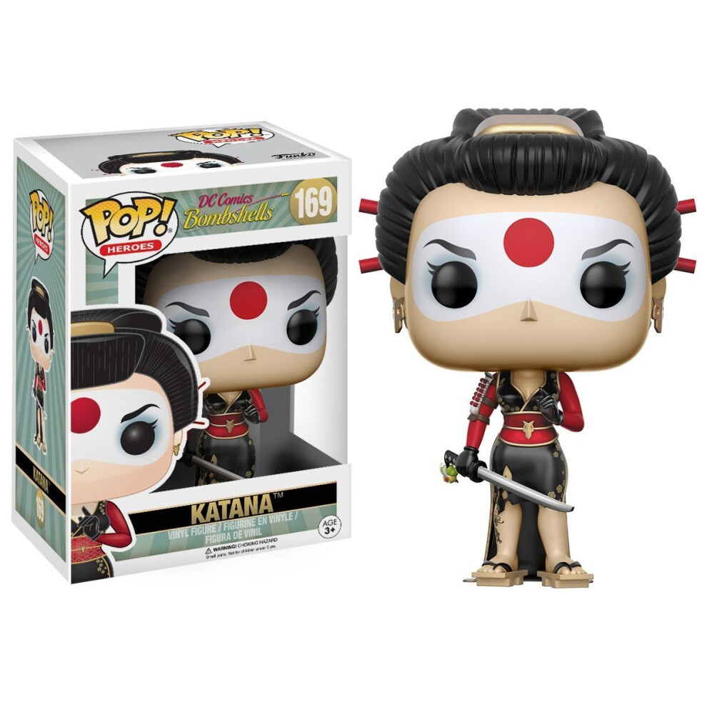 Funko Pop! Heroes: DC Comics Bombshells - Katana Vinyl Figure