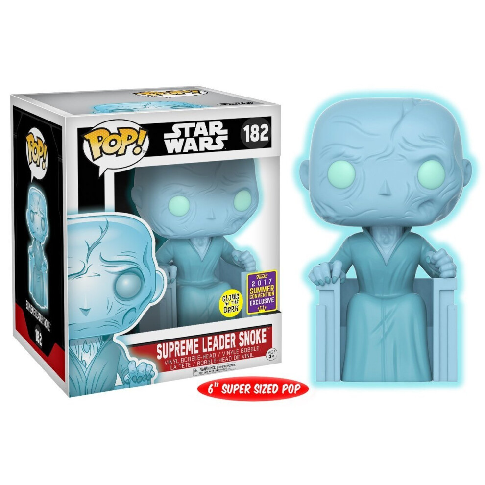 Funko Pop Star Wars Snoke Glow In The Dark SDCC 2017