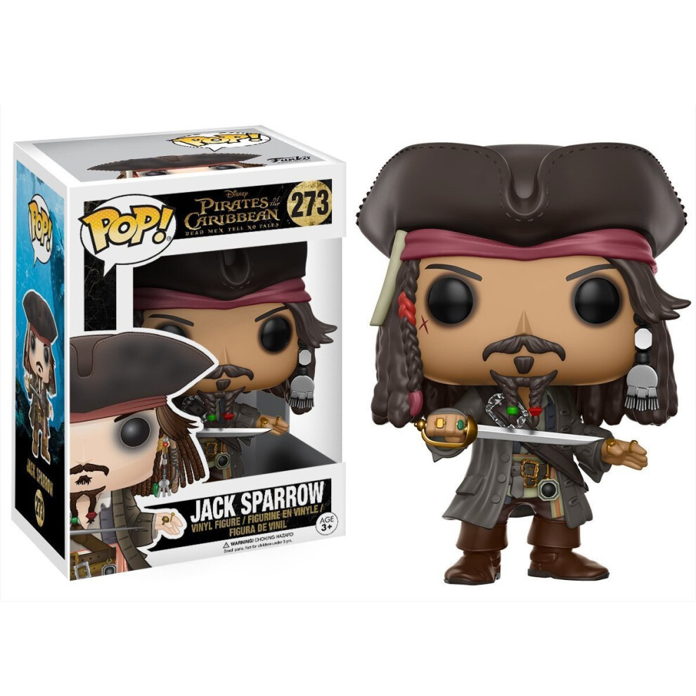 Pirates of the Caribbean 5 Jack Sparrow Pop! Vinyl Figure Funko