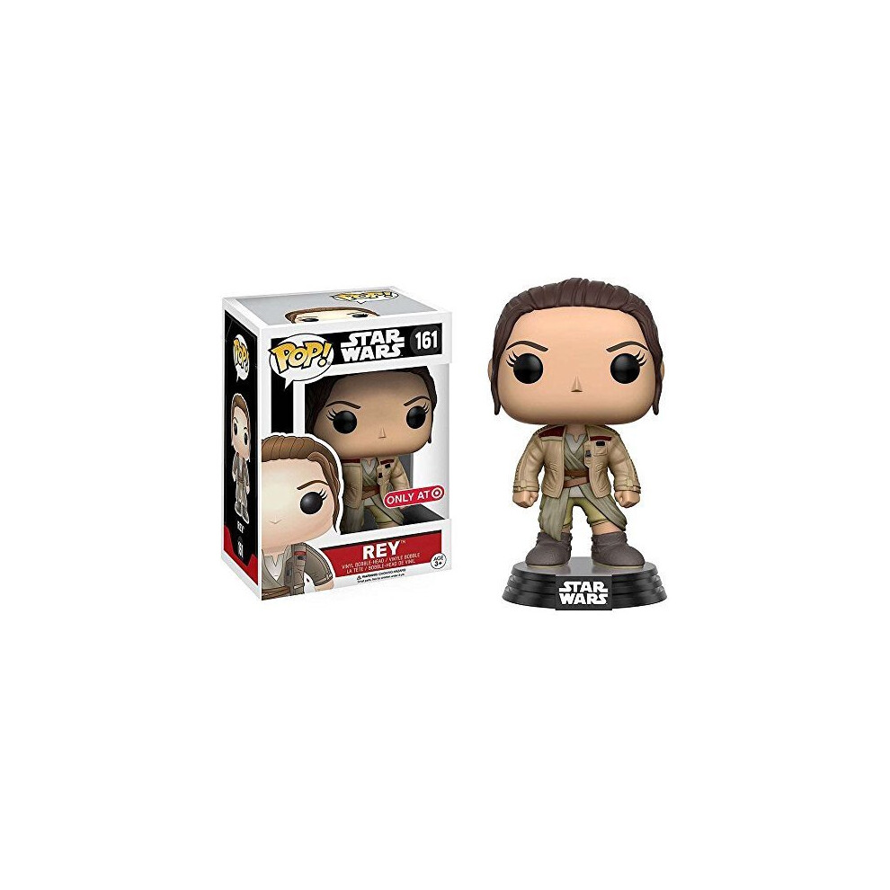 Official Star Wars Episode VII Pop Bobble-Head Rey in Finn's Jacket Figure - 9cm