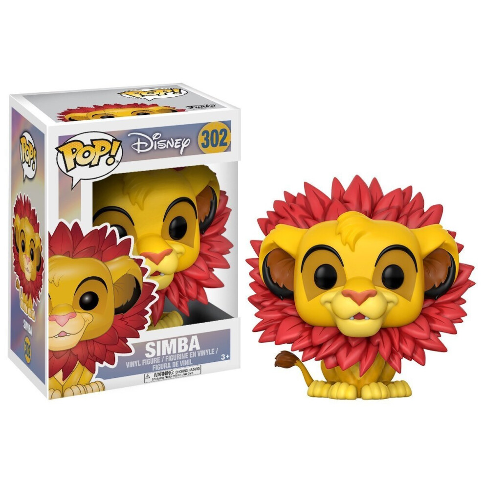 Pop! Disney: The Lion King Leaf Mane Simba Vinyl Figure