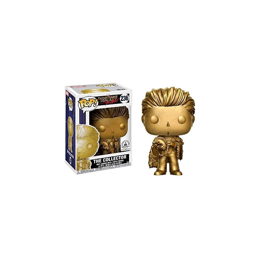 Funko Pop Marvel The Guardians Of The Galaxy The Collector Gold Disney Parks