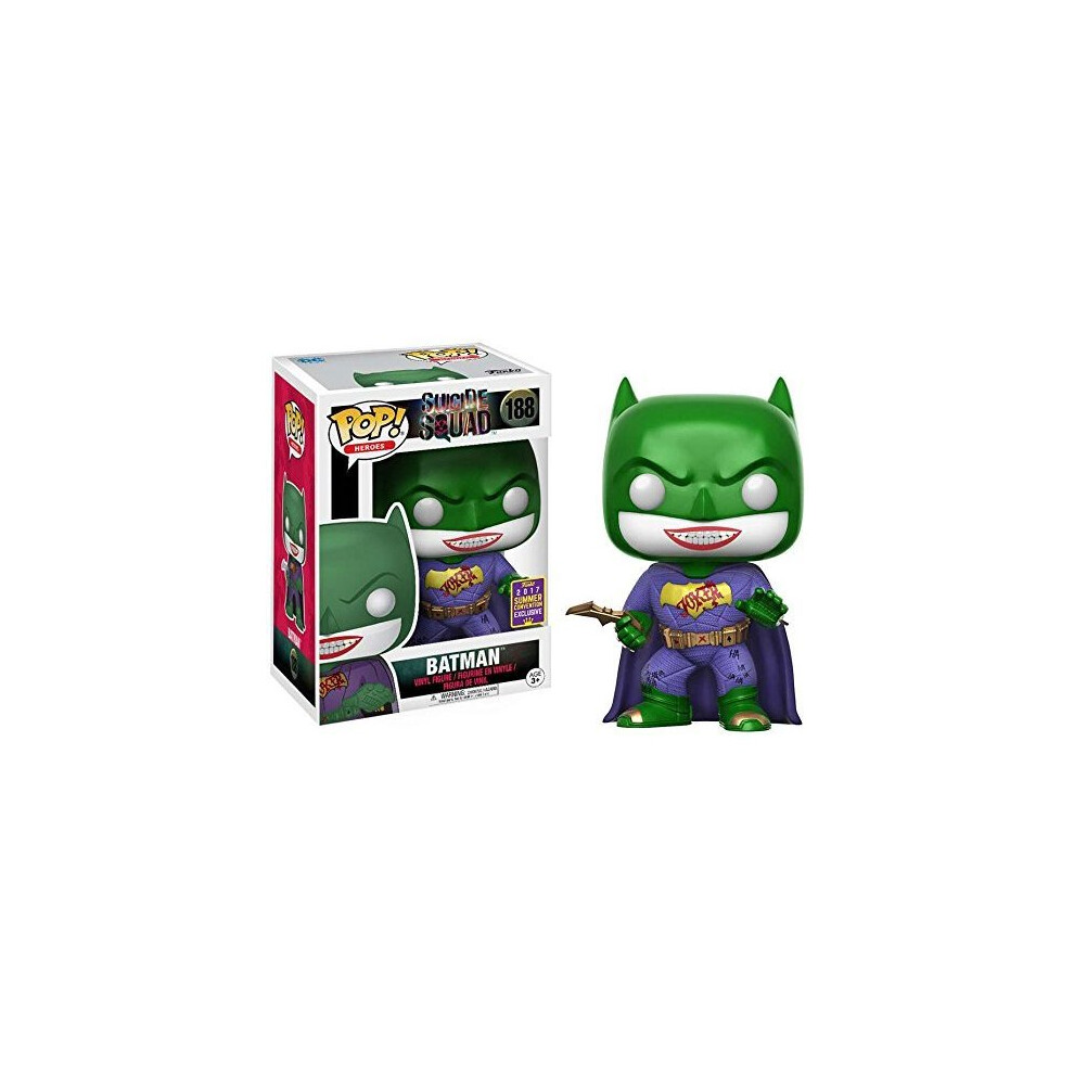 Funko POP Suicide Squad Batman Joker 2017 SDCC Exclusive #188