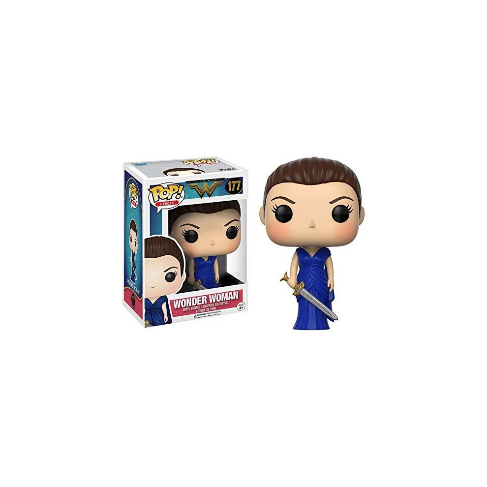 Funko POP Wonder Woman Blue Dress Exclusive Vinyl Figure