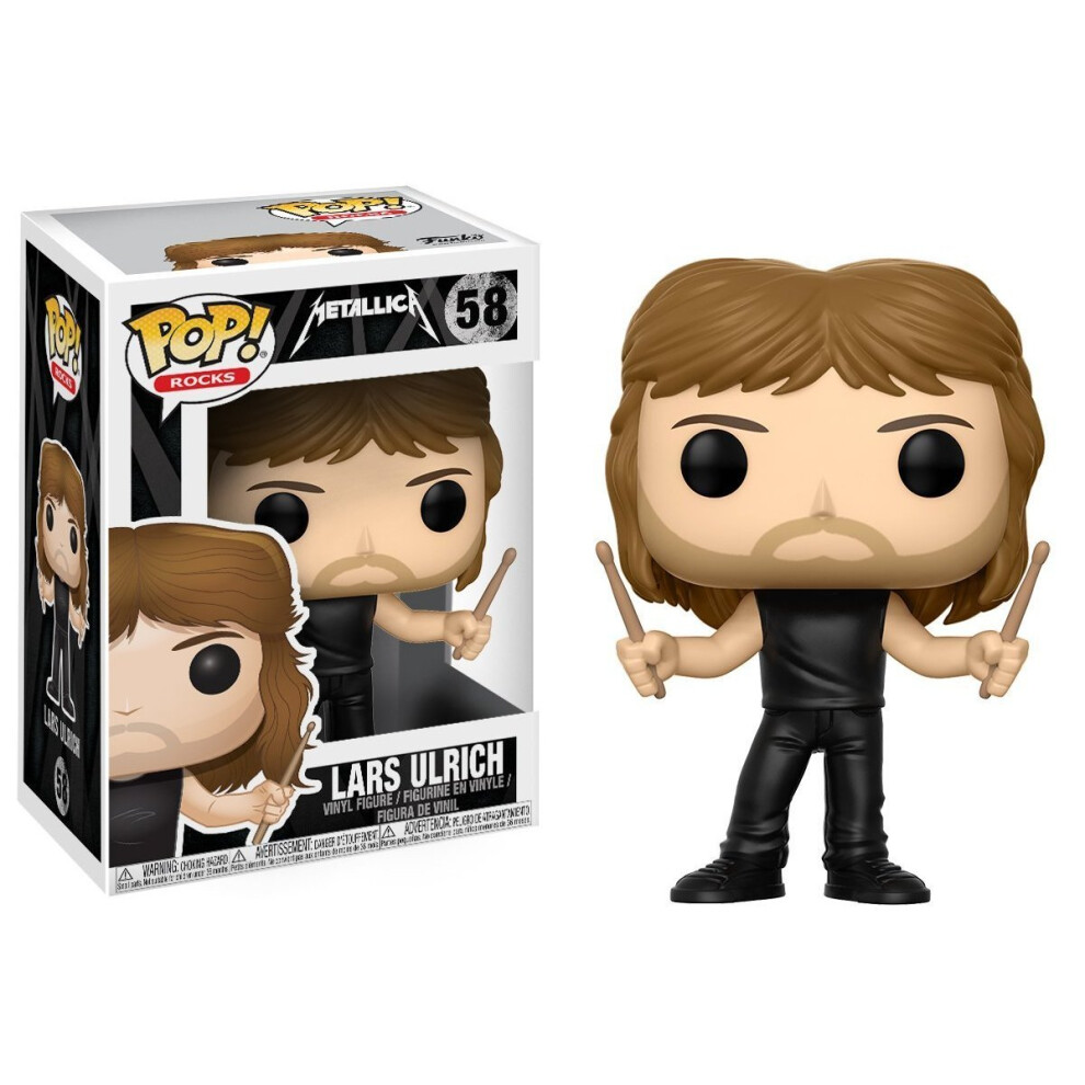 Funko Pop! Rocks - Metallica Lars Ulrich #58 Vinyl Figure