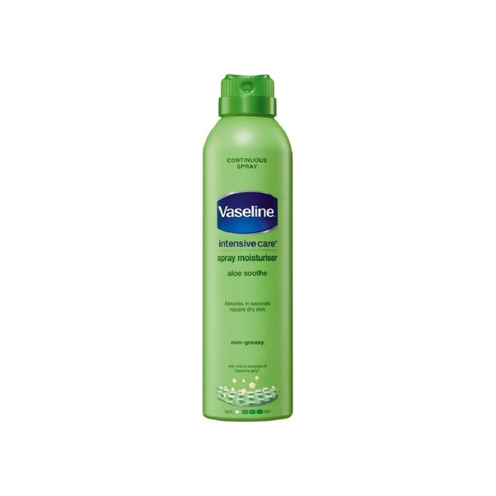 Vaseline Spray & Go Moisturising Lotion Aloe 190ml