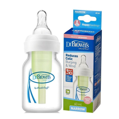 Dr Brown's Natural Flow Narrow Preemie Bottle 60ml
