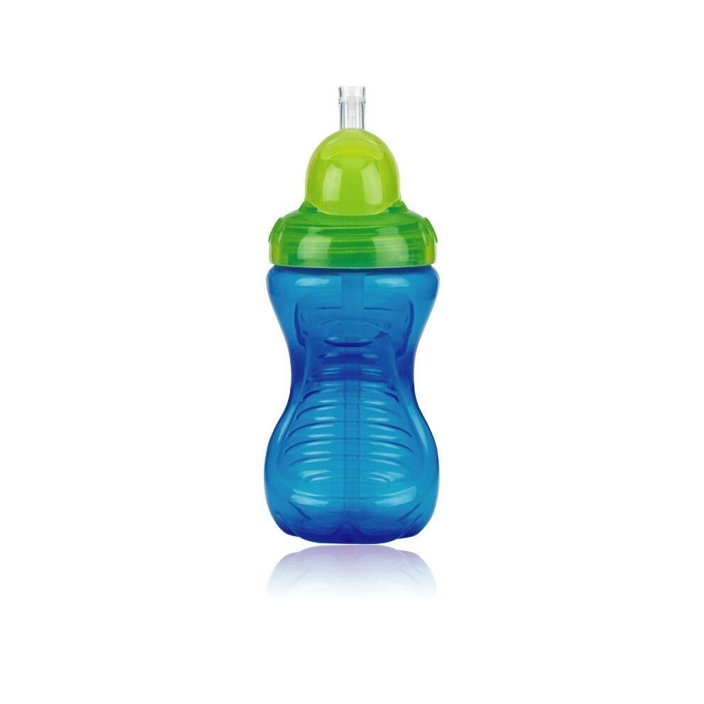 Nuby Flip It No Spill Beaker Cup 300ml 12+ Months Green Blue