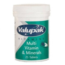 Valupak Vitamins Multivitamin & Minerals 25 Tablets