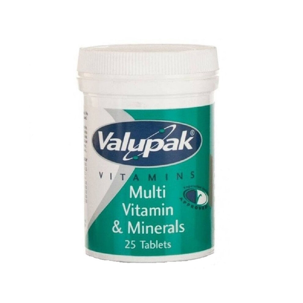 Valupak Vitamins Multivitamin & Minerals 25 Tablets