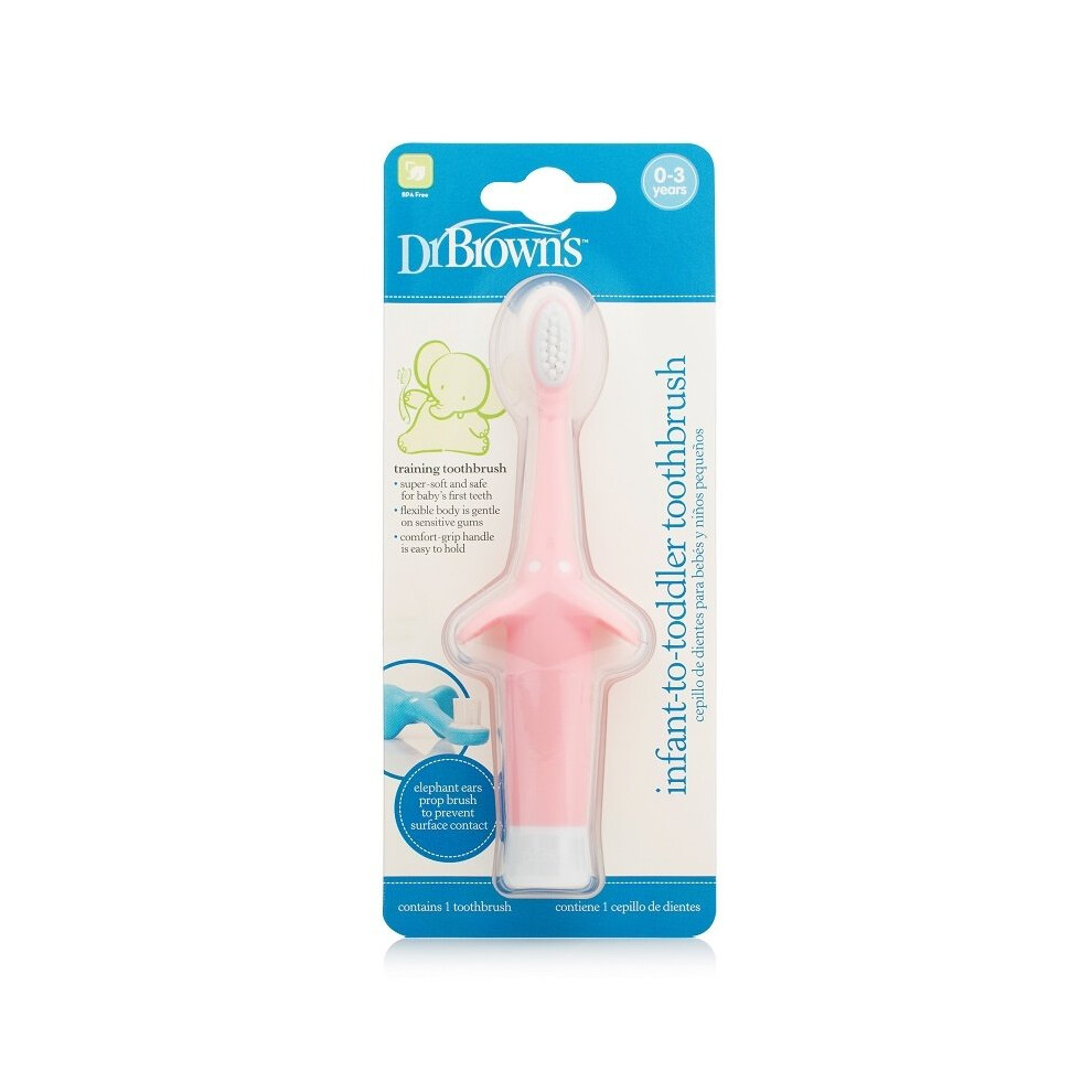 Dr Brown's Options Toothbrush Pink