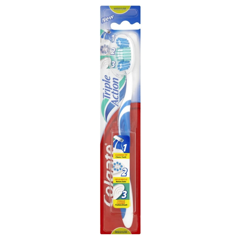 Colgate Triple Action Medium Toothbrush