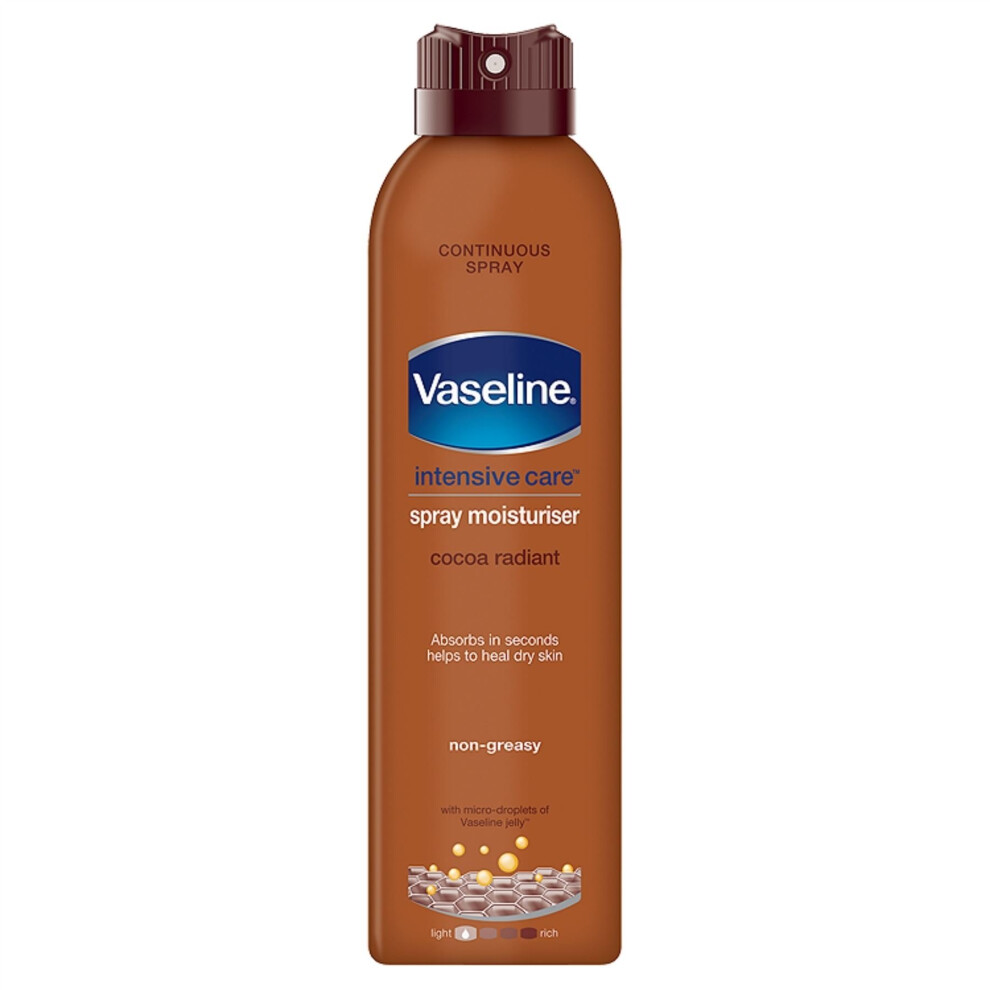 Vaseline Spray & Go Cocoa Moisturiser 190ml