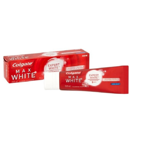 Colgate Colgate Max White Cool Mint Toothpaste - Enamel-Safe Whitening for a Brighter Smile