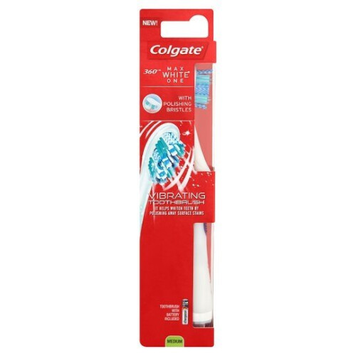 Colgate Colgate 360 Max White One Medium Vibrating Toothbrush