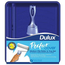 Dulux Perfect Cover Medium Pile Roler Tray Set 9"