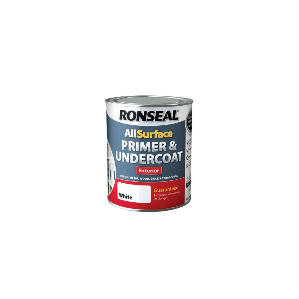 Ronseal All Surface Primer & Undercoat Exterior 750ml - White