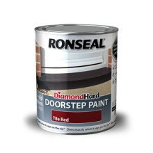 Ronseal Diamond Hard Doorstep Paint 750ml - Tile Red
