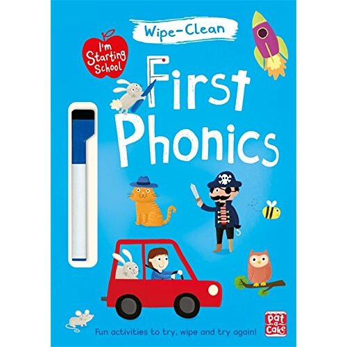 First Phonics: Wipe-clean book with pen (I'm Starting School)