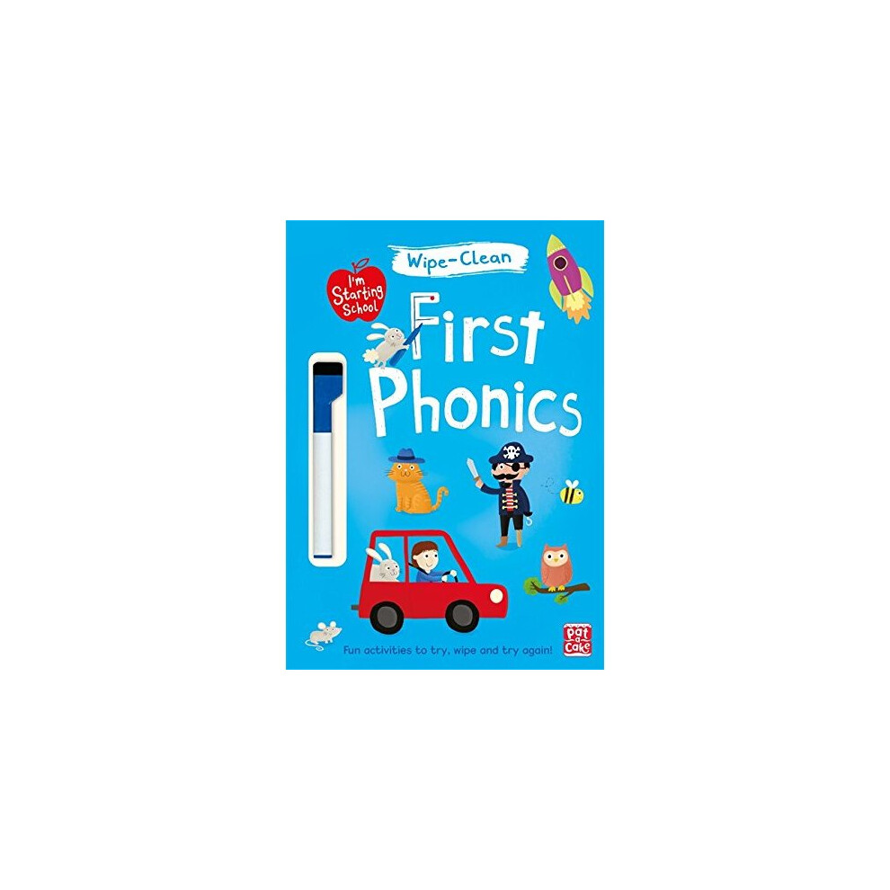 First Phonics: Wipe-clean book with pen (I'm Starting School)