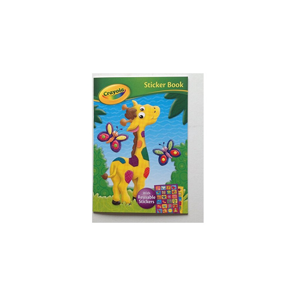 Crayola Sticker Book Giraffe A4