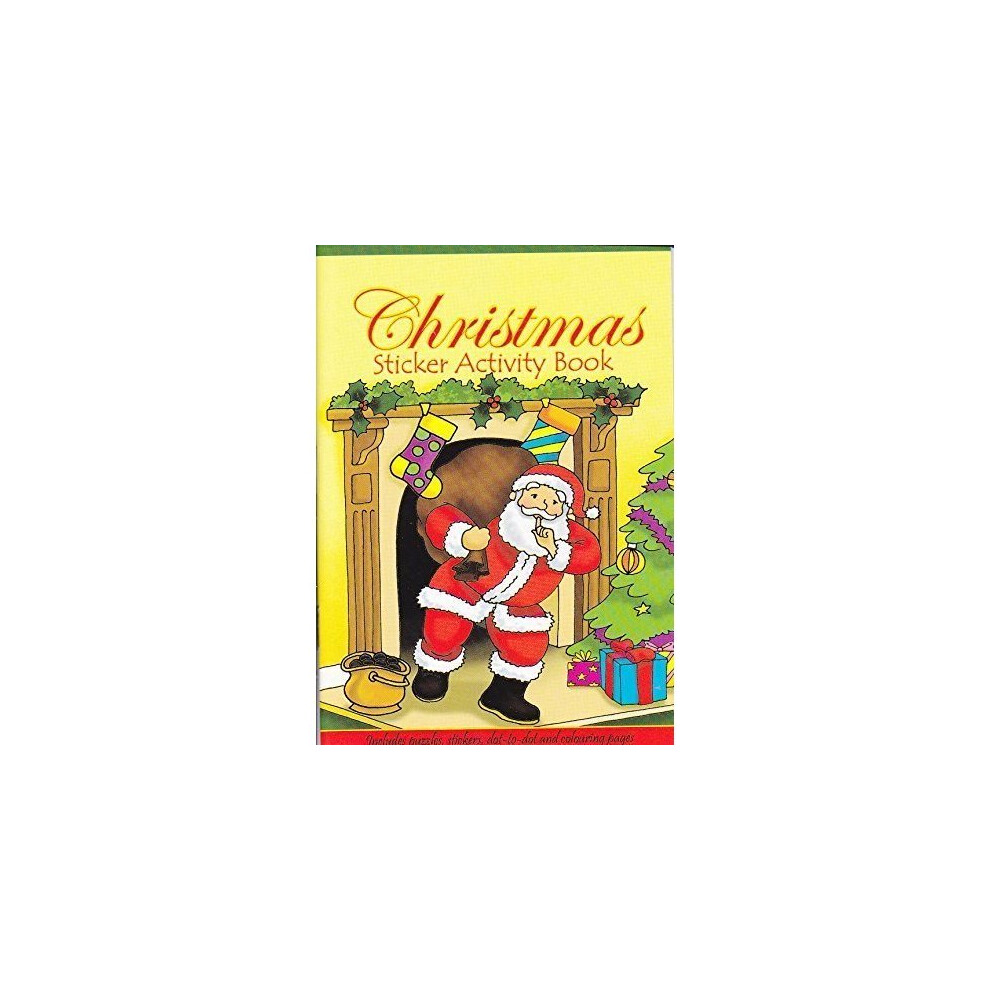 Christmas Sticker and Activity Book A6 size