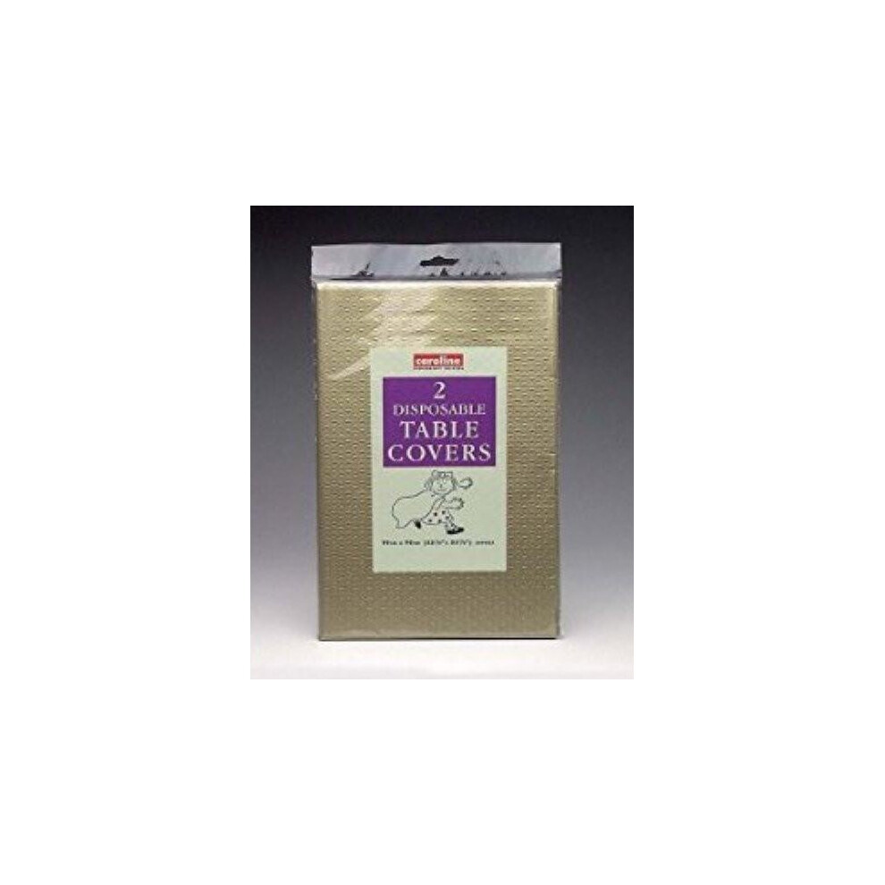 Gold Paper Tablecovers 90cm By 90cm