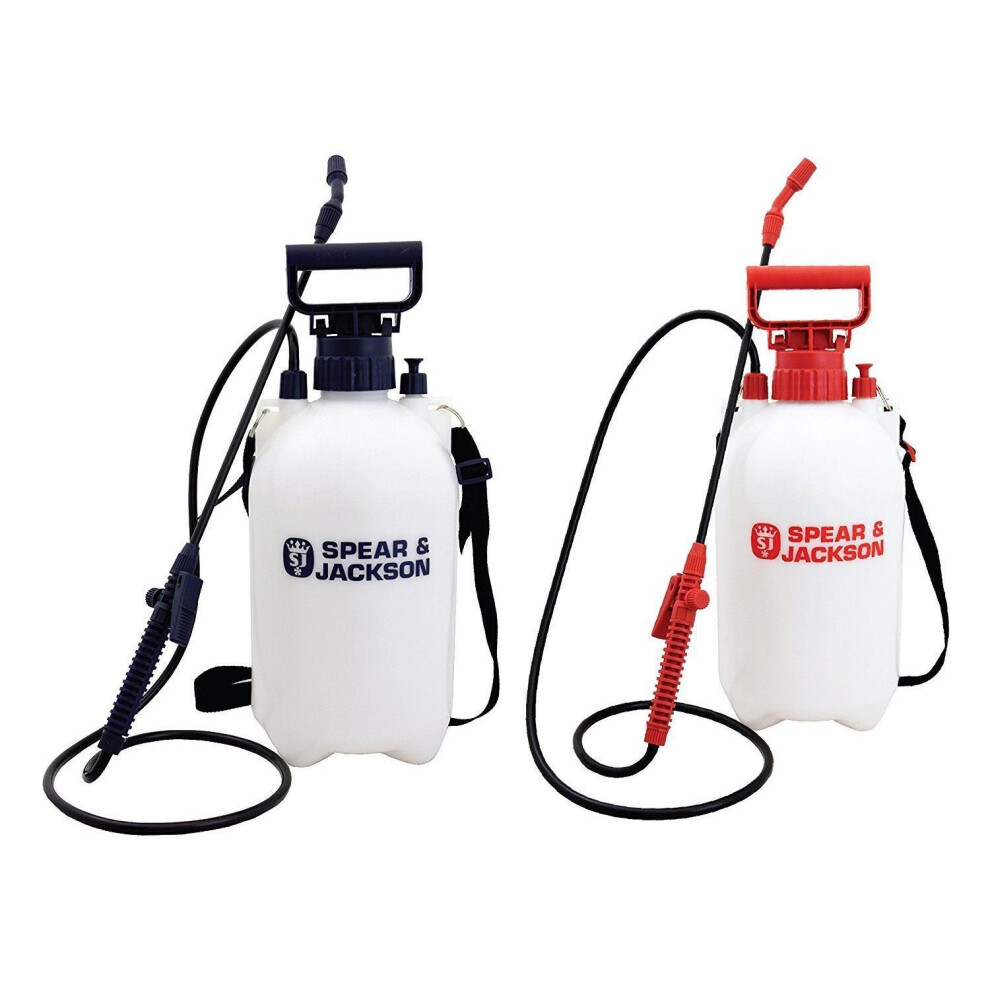 Spear & Jackson Pump Action Pressure Sprayer 5LPAPS 5L ( Pack of 2)