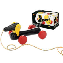 BRIO World - 30332 Thni jezevcka | Interaktivn hracka pro batole | Odoln dreven konstrukce | Udriteln drevo s certifikac FSC