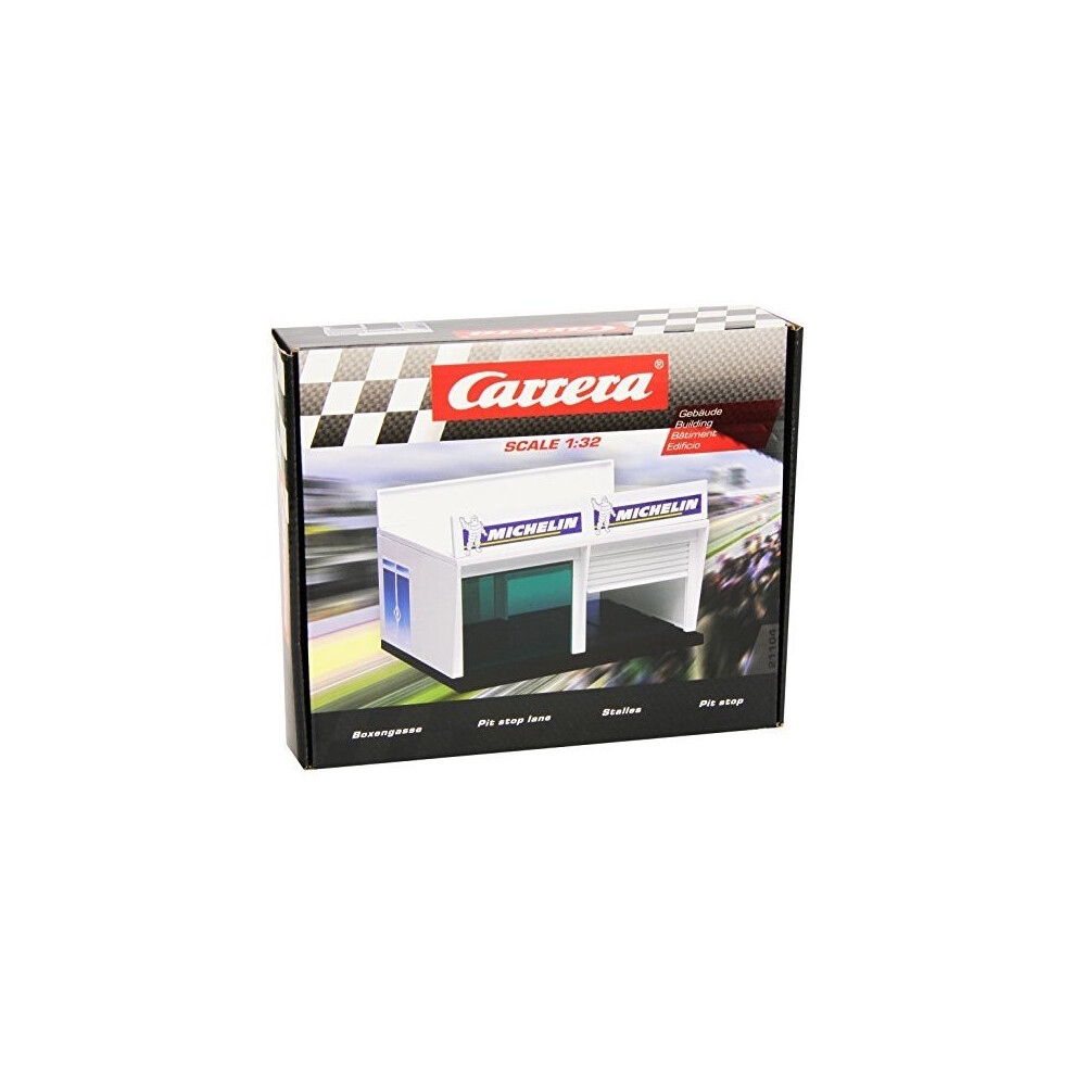 Carrera Pit Stop Lane - Figures And Buildings - Ca21104