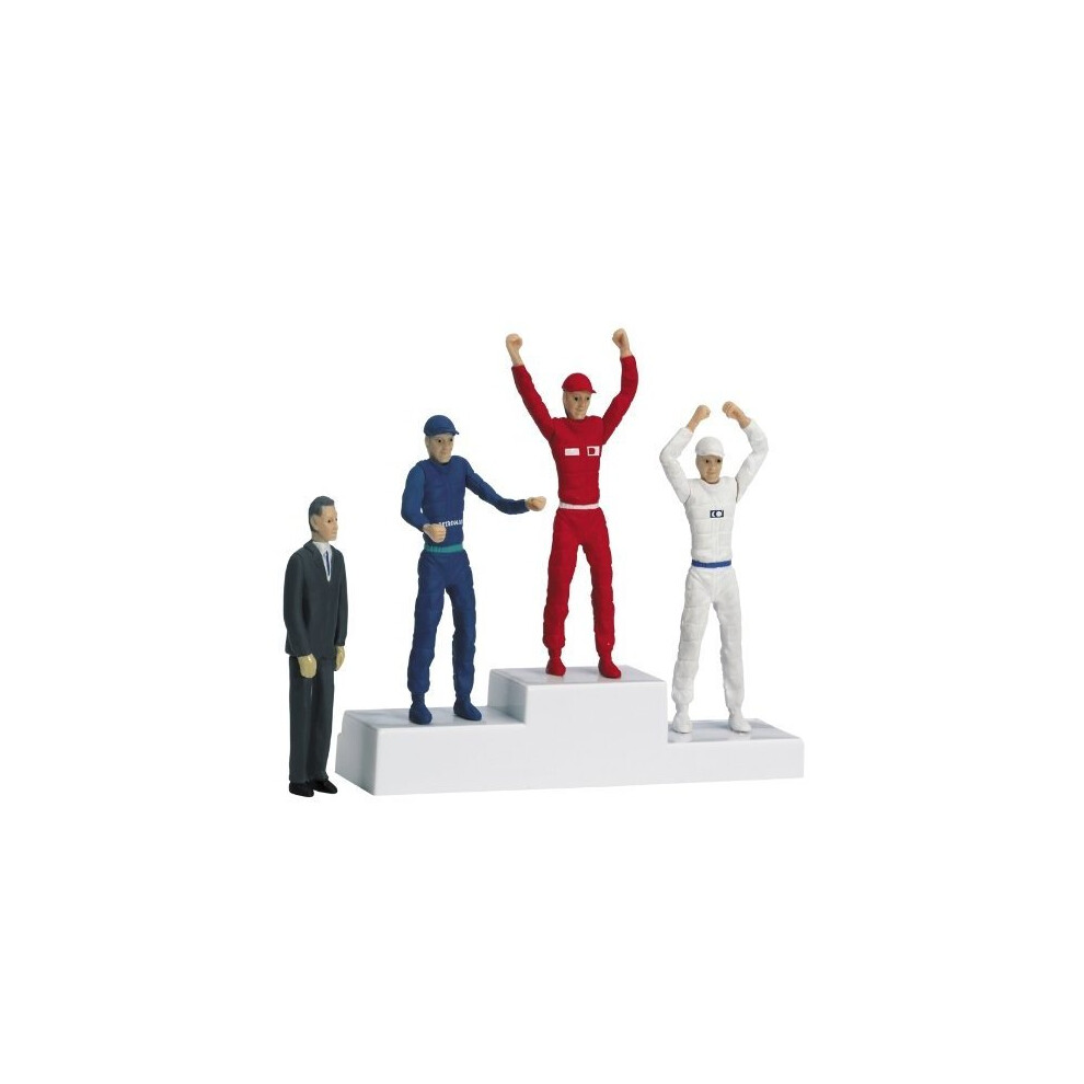 Carrera Winner`S Rostrum With Set Of Figures - Figures And Buildings - Ca21121