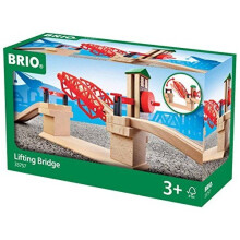 BRIO 33757 Zvedac mustek poutav prsluenstv k vlcku | Obsahuje drevenou drhu | Ideln pro deti od 3 let | Drevo s certifikac FSC - cerven