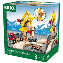 Guindaste de carregamento de frete Brio World – Acessório de trilho de trem de madeira – Ravensburger – Unissex a partir de 3 anos – 33280