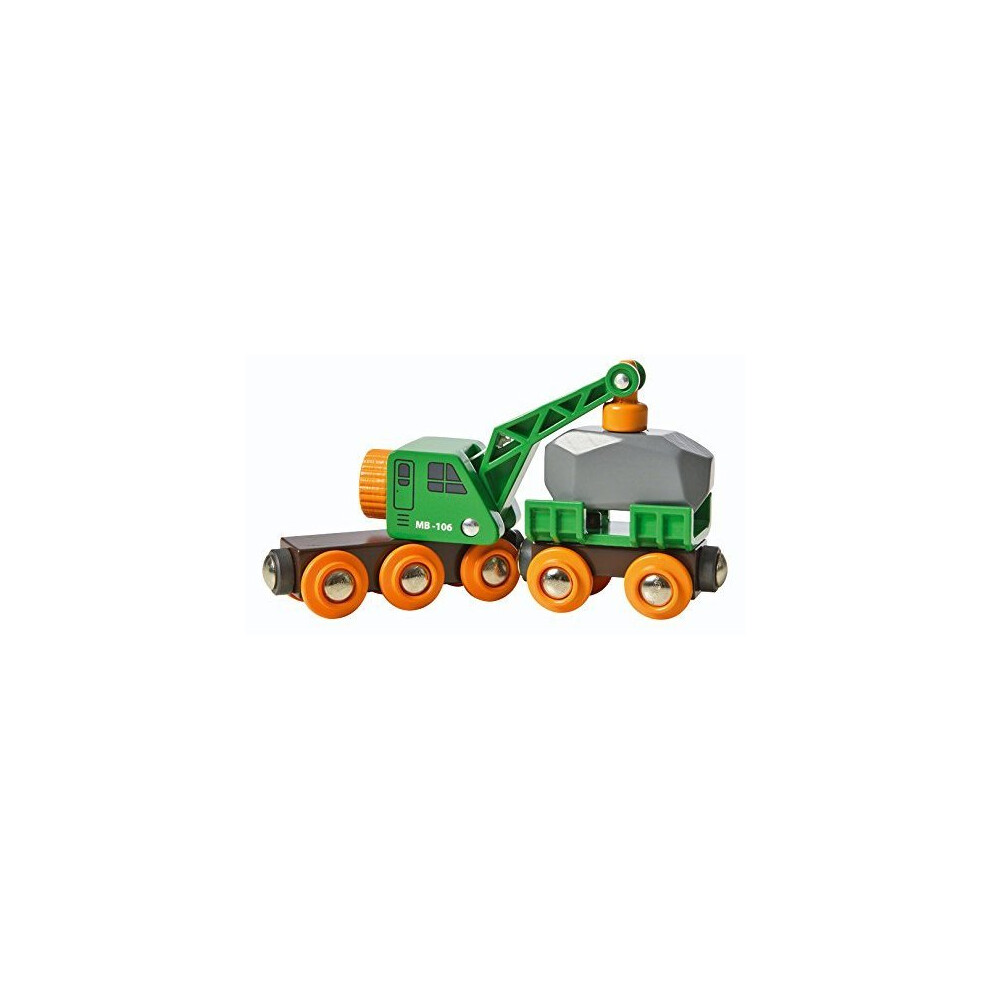 New Brio Clever Crane Wagon 33698